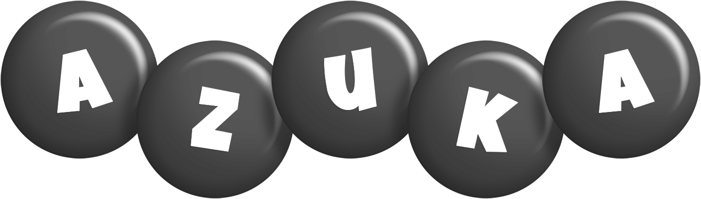 Azuka candy-black logo