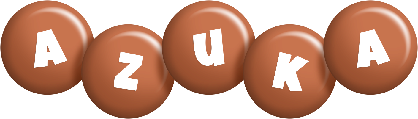 Azuka candy-brown logo