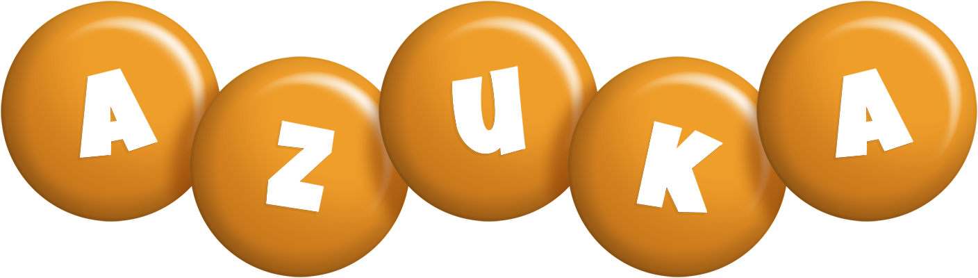 Azuka candy-orange logo