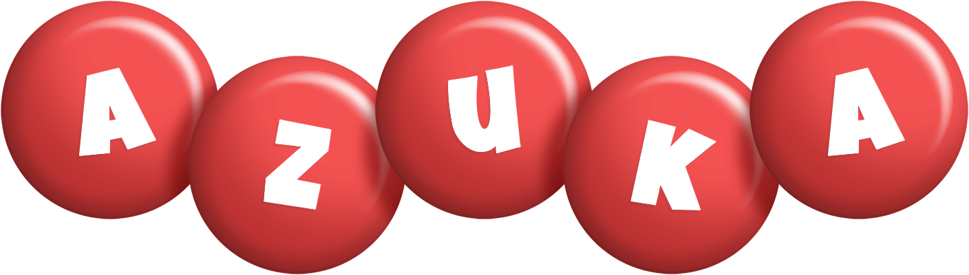 Azuka candy-red logo