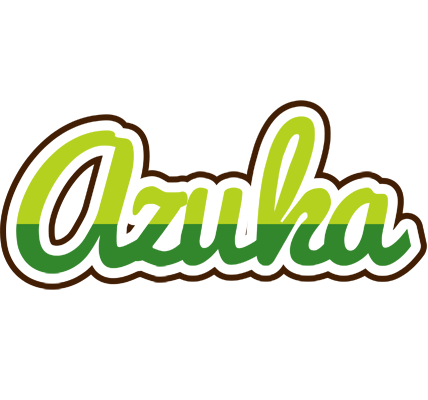 Azuka golfing logo