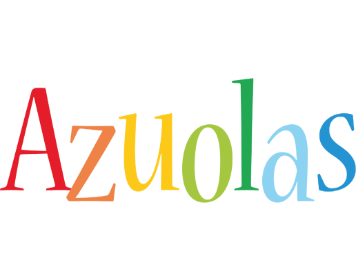 Azuolas birthday logo