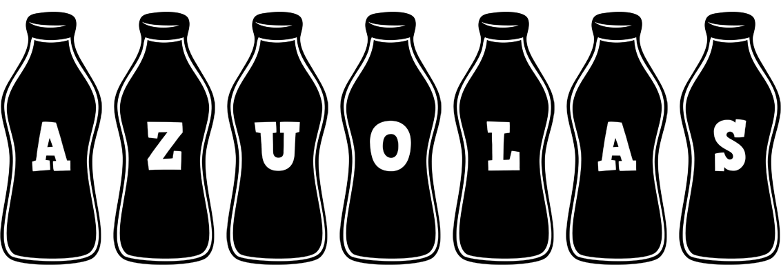 Azuolas bottle logo