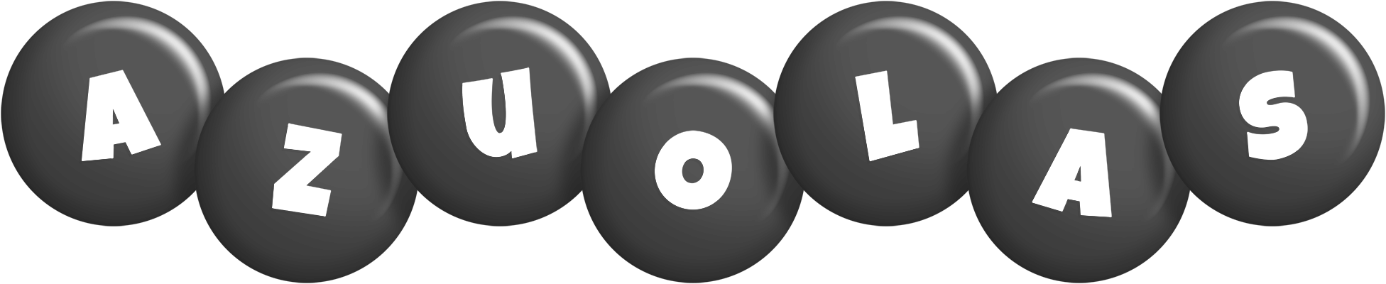 Azuolas candy-black logo
