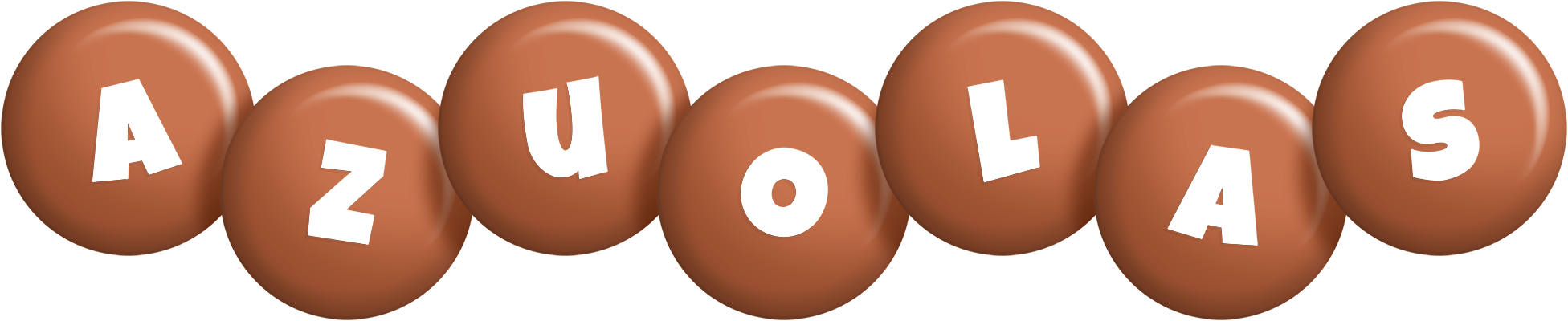 Azuolas candy-brown logo