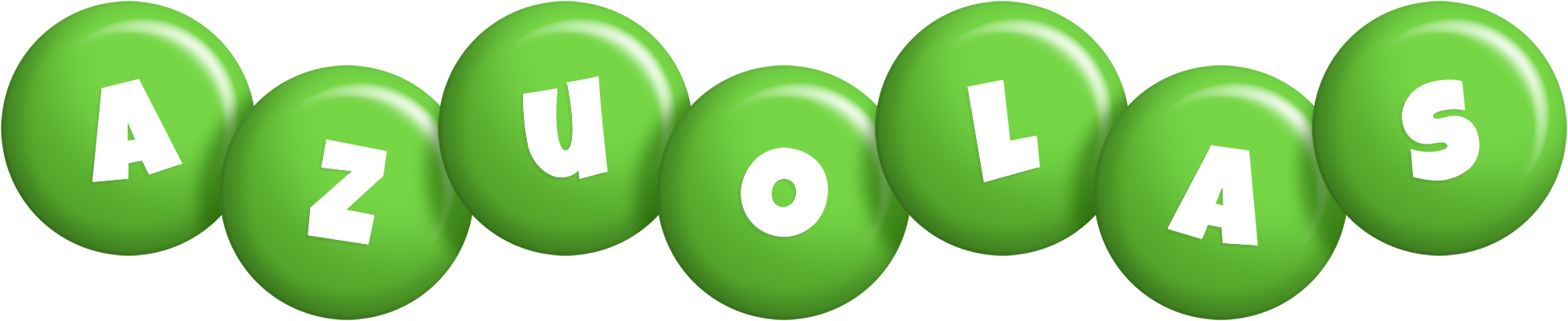 Azuolas candy-green logo