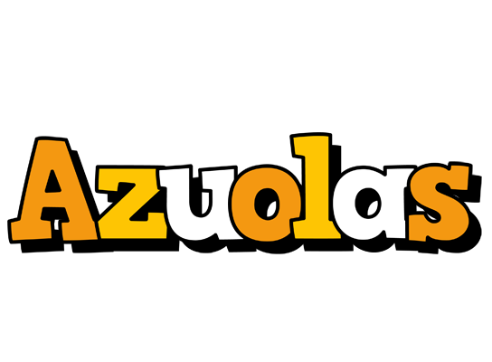 Azuolas cartoon logo