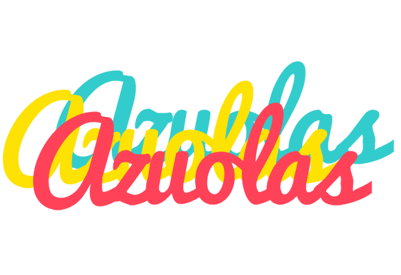 Azuolas disco logo