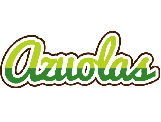 Azuolas golfing logo