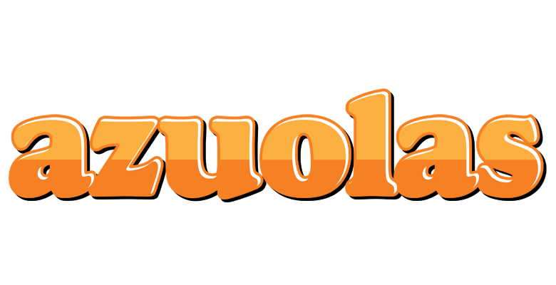 Azuolas orange logo