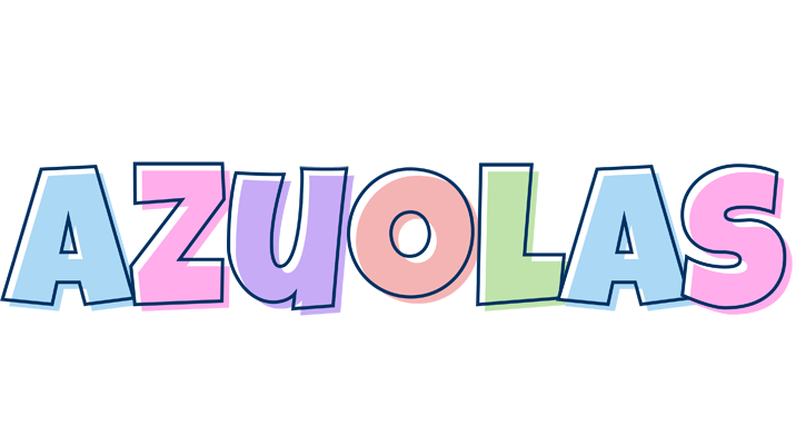 Azuolas pastel logo