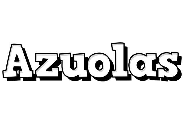 Azuolas snowing logo