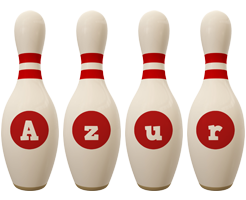 Azur bowling-pin logo