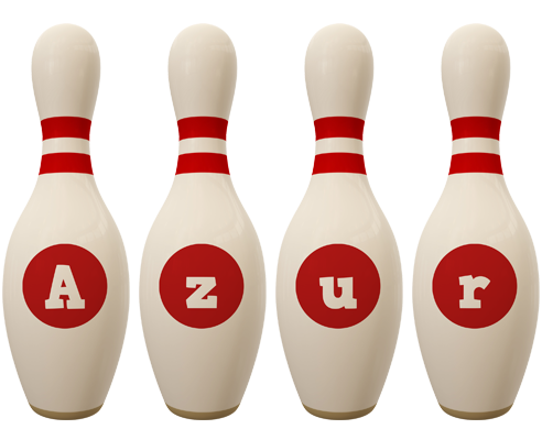 Azur bowling-pin logo
