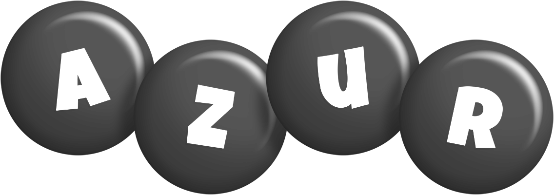 Azur candy-black logo