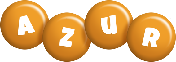 Azur candy-orange logo