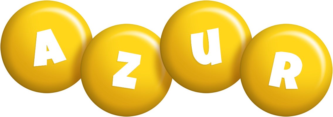 Azur candy-yellow logo