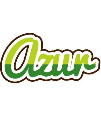 Azur golfing logo