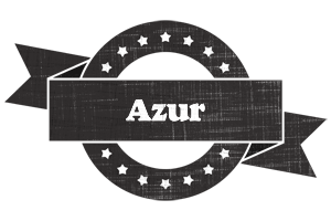 Azur grunge logo