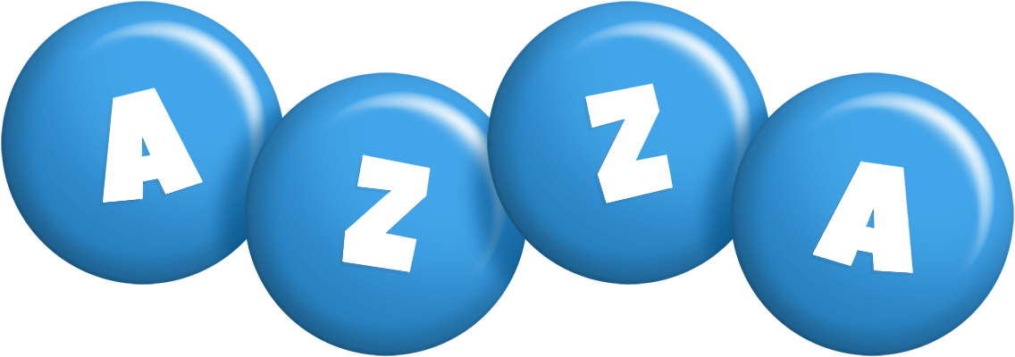 Azza candy-blue logo