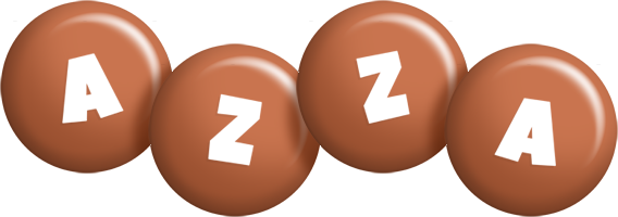 Azza candy-brown logo