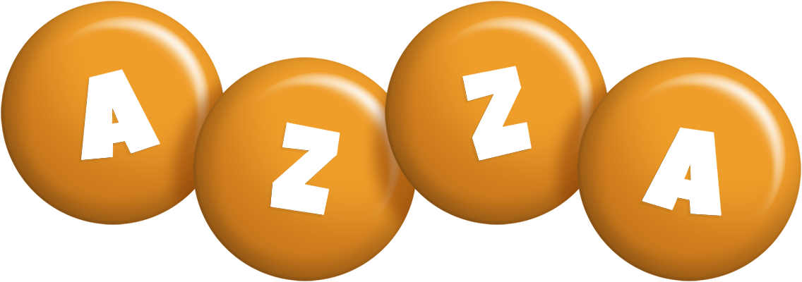 Azza candy-orange logo