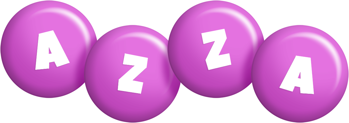 Azza candy-purple logo