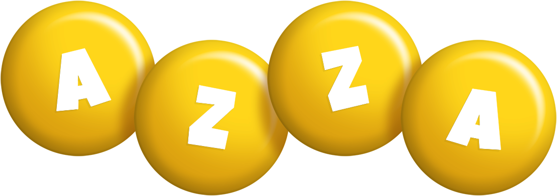 Azza candy-yellow logo