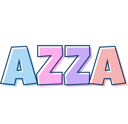 Azza pastel logo