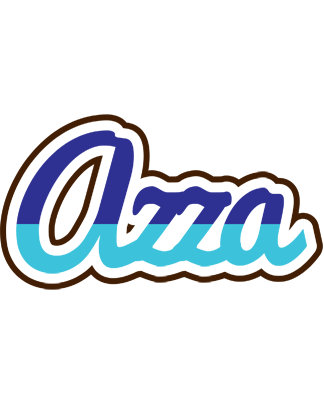 Azza raining logo
