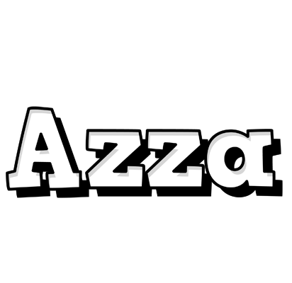 Azza snowing logo