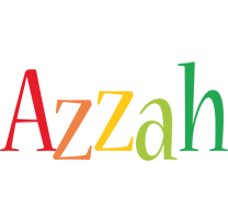 Azzah birthday logo