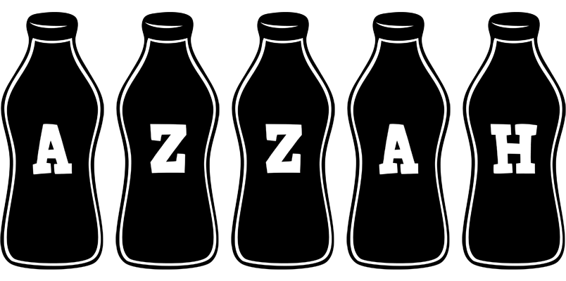 Azzah bottle logo