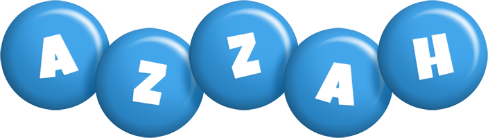 Azzah candy-blue logo