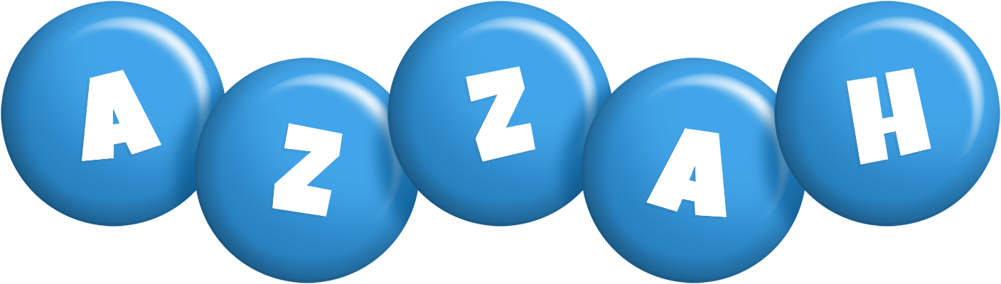 Azzah candy-blue logo