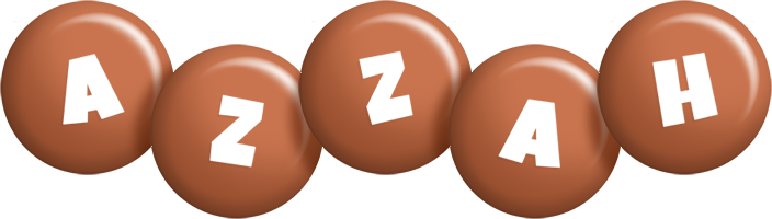 Azzah candy-brown logo