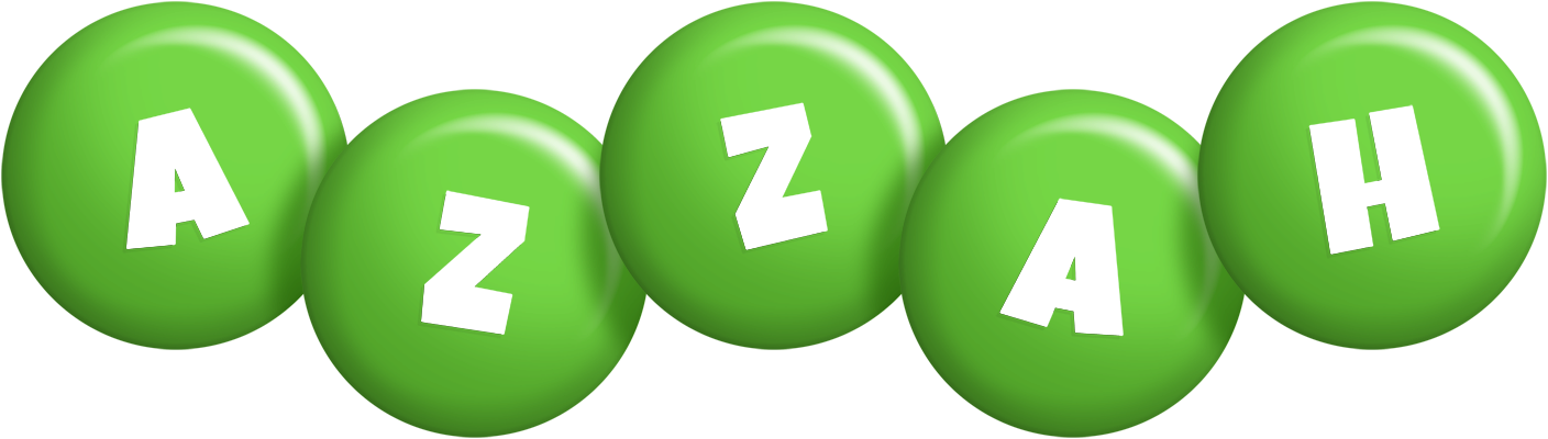 Azzah candy-green logo