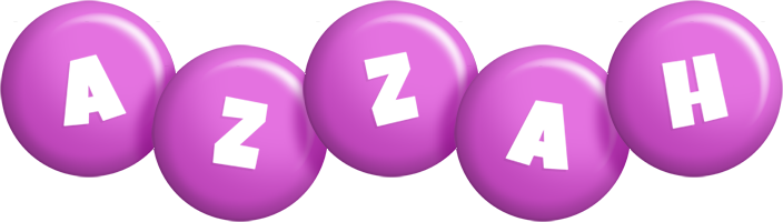 Azzah candy-purple logo