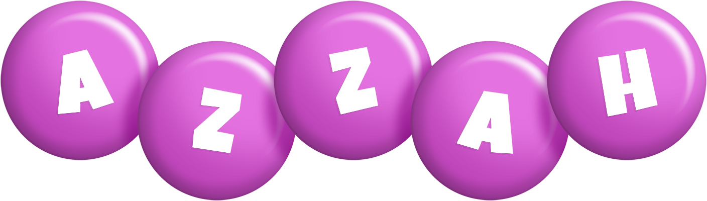 Azzah candy-purple logo