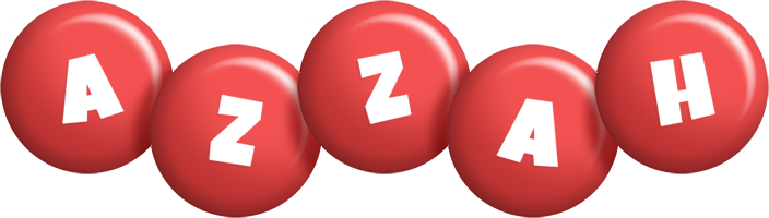 Azzah candy-red logo