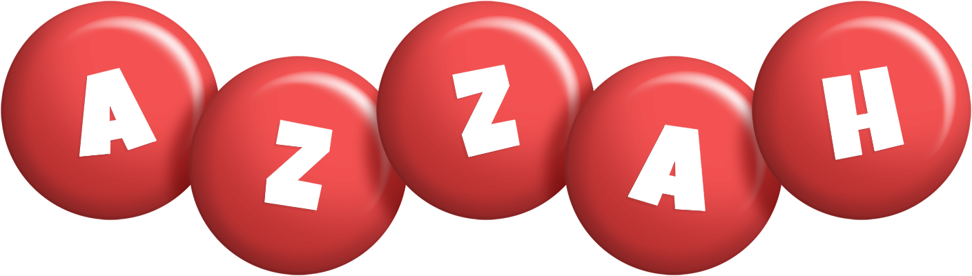 Azzah candy-red logo
