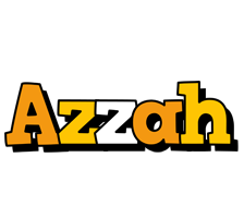 Azzah cartoon logo