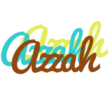 Azzah cupcake logo