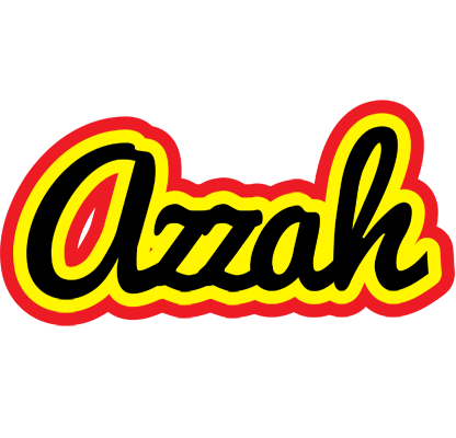 Azzah flaming logo