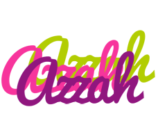 Azzah flowers logo