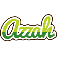 Azzah golfing logo