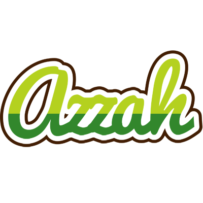 Azzah golfing logo