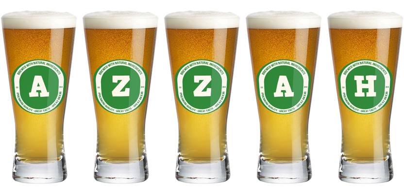 Azzah lager logo