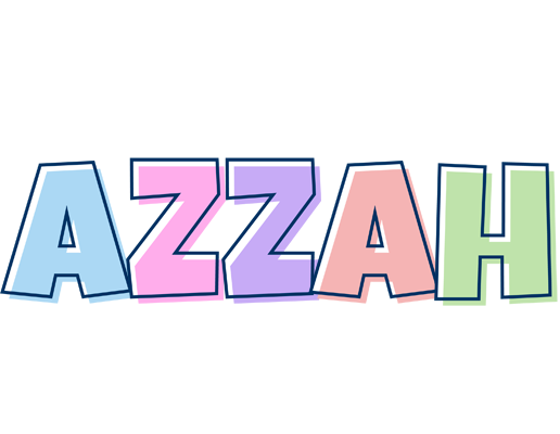 Azzah pastel logo