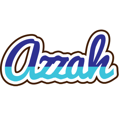 Azzah raining logo